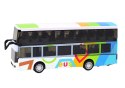 Autobus Dwupiętrowy Z Napędem Metalowy Kolorowy Światła Dźwięki Autobus Dwupiętrowy Z Napędem Metalowy Kolorowy Światła Dźwięki