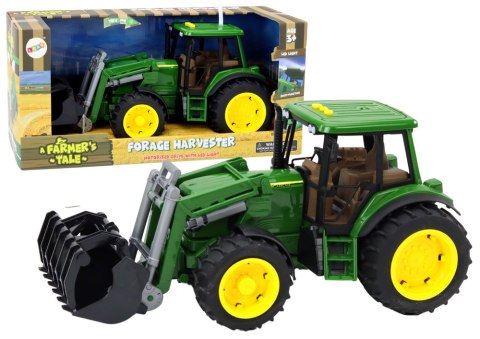 Traktor Rolniczy Koparka Duży Zielony Światła Dźwięki Traktor Rolniczy Koparka Duży Zielony Światła Dźwięki