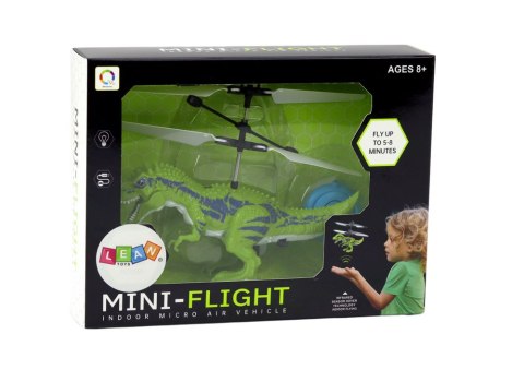 Latający Dinozaur Helikopter Sterowany Ręką Zielony Latający Dinozaur Helikopter Sterowany Ręką Zielony