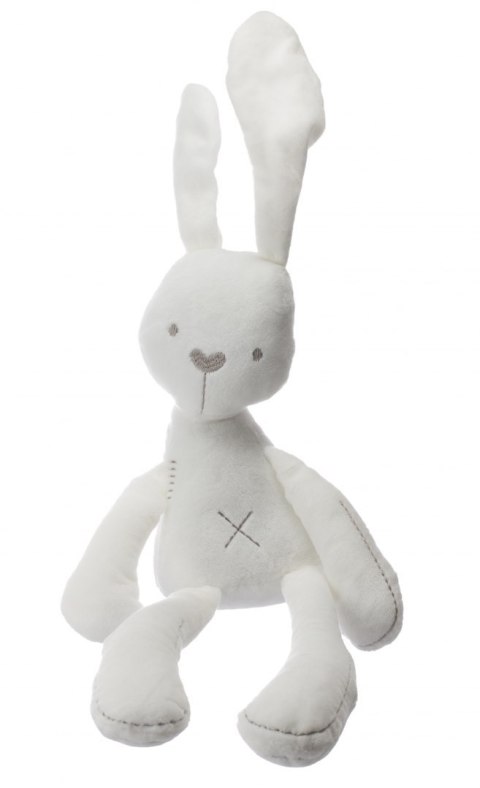 KRÓLIK PLUSZOWY 49CM MASKOTKA PRZYTULANKA BIAŁY KRÓLIK PLUSZOWY 49CM MASKOTKA PRZYTULANKA BIAŁY