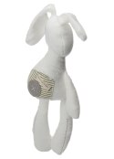 KRÓLIK PLUSZOWY 49CM MASKOTKA PRZYTULANKA BIAŁY