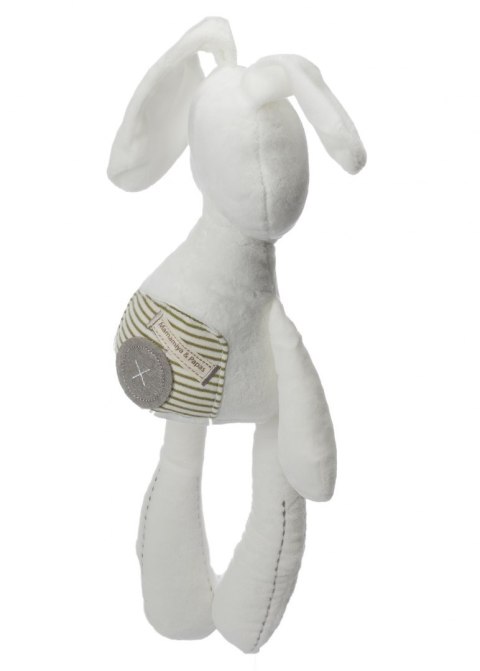 KRÓLIK PLUSZOWY 49CM MASKOTKA PRZYTULANKA BIAŁY KRÓLIK PLUSZOWY 49CM MASKOTKA PRZYTULANKA BIAŁY