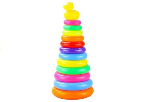 Piramida z kółek, Piramida 40cm wysoka Układanka Piramida z kółek, Piramida 40cm wysoka Układanka