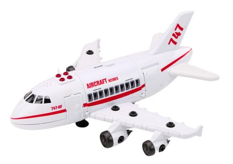 Duży Samolot Pasażerski Do Montażu Narzędzia Światła Dźwięki Duży Samolot Pasażerski Do Montażu Narzędzia Światła Dźwięki