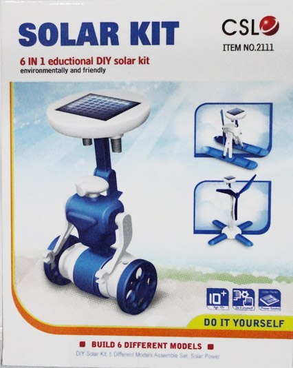 Roboty solarne 6w1 - Solar Kit - wiatrak, helikopter, auto, robot Roboty solarne 6w1 - Solar Kit - wiatrak, helikopter, auto, robot