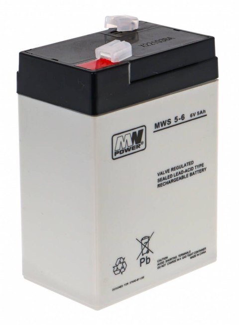 Akumulator żelowy 6V/5Ah do pojazdów elektrycznych dla dzieci Część zapasowa Akumulator żelowy 6V/5Ah do pojazdów elektrycznych dla dzieci Część zapasowa