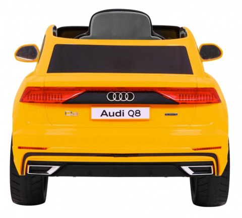 Audi Q8 Lift na akumulator dla dzieci Żółty + Pilot + EVA + Wolny Start + MP3 USB + LED Audi Q8 Lift na akumulator dla dzieci Żółty + Pilot + EVA + Wolny Start + MP3 USB + LED