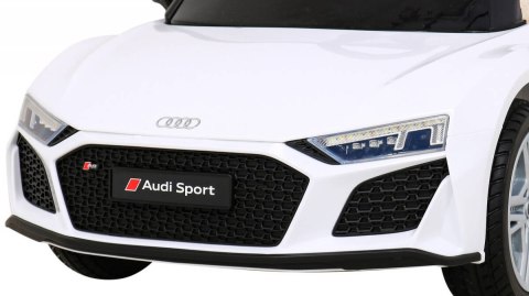 Audi R8 LIFT Samochodzik na akumulator Biały + Pilot + Koła EVA + MP3 + LED Audi R8 LIFT Samochodzik na akumulator Biały + Pilot + Koła EVA + MP3 + LED