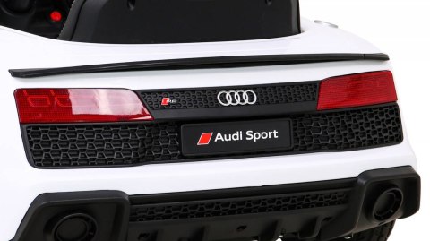 Audi R8 LIFT Samochodzik na akumulator Biały + Pilot + Koła EVA + MP3 + LED Audi R8 LIFT Samochodzik na akumulator Biały + Pilot + Koła EVA + MP3 + LED