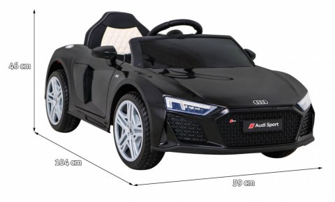 Audi R8 LIFT Samochodzik na akumulator Czarny + Pilot + Koła EVA + MP3 + LED Audi R8 LIFT Samochodzik na akumulator Czarny + Pilot + Koła EVA + MP3 + LED