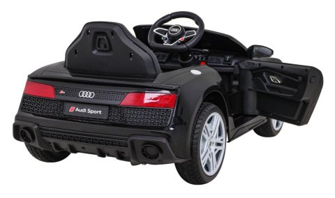 Audi R8 LIFT Samochodzik na akumulator Czarny + Pilot + Koła EVA + MP3 + LED Audi R8 LIFT Samochodzik na akumulator Czarny + Pilot + Koła EVA + MP3 + LED