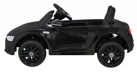 Audi R8 na akumulator dla dzieci Czarny + Pilot + EVA + Wolny Start + MP3 LED Audi R8 na akumulator dla dzieci Czarny + Pilot + EVA + Wolny Start + MP3 LED
