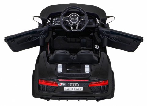 Audi R8 na akumulator dla dzieci Czarny + Pilot + EVA + Wolny Start + MP3 LED Audi R8 na akumulator dla dzieci Czarny + Pilot + EVA + Wolny Start + MP3 LED
