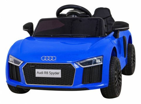 Audi R8 na akumulator dla dzieci Niebieski + Pilot + EVA + Wolny Start + MP3 LED Audi R8 na akumulator dla dzieci Niebieski + Pilot + EVA + Wolny Start + MP3 LED