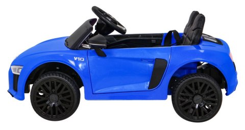 Audi R8 na akumulator dla dzieci Niebieski + Pilot + EVA + Wolny Start + MP3 LED Audi R8 na akumulator dla dzieci Niebieski + Pilot + EVA + Wolny Start + MP3 LED