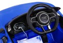 Audi R8 na akumulator dla dzieci Niebieski + Pilot + EVA + Wolny Start + MP3 LED