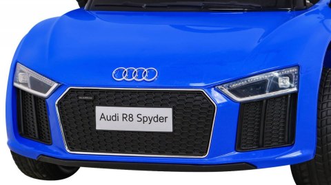 Audi R8 na akumulator dla dzieci Niebieski + Pilot + EVA + Wolny Start + MP3 LED Audi R8 na akumulator dla dzieci Niebieski + Pilot + EVA + Wolny Start + MP3 LED