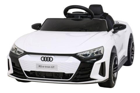 Audi RS E-Tron GT na akumulator Biały + Pilot + Napęd 4x4 + Radio MP3 + LED + EVA Audi RS E-Tron GT na akumulator Biały + Pilot + Napęd 4x4 + Radio MP3 + LED + EVA