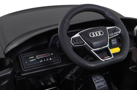 Audi RS E-Tron GT na akumulator Czarny + Pilot + Napęd 4x4 + Radio MP3 + LED + EVA Audi RS E-Tron GT na akumulator Czarny + Pilot + Napęd 4x4 + Radio MP3 + LED + EVA