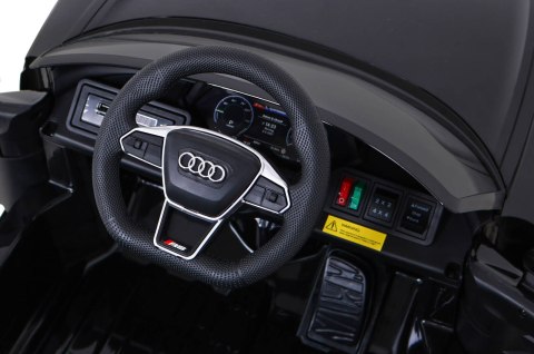 Audi RS E-Tron GT na akumulator Czarny + Pilot + Napęd 4x4 + Radio MP3 + LED + EVA Audi RS E-Tron GT na akumulator Czarny + Pilot + Napęd 4x4 + Radio MP3 + LED + EVA