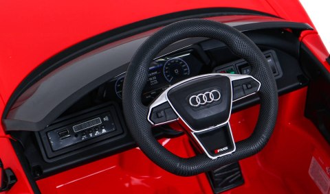 Audi RS E-Tron GT na akumulator Czerwony + Pilot + Napęd 4x4 + Radio MP3 + LED + EVA Audi RS E-Tron GT na akumulator Czerwony + Pilot + Napęd 4x4 + Radio MP3 + LED + EVA
