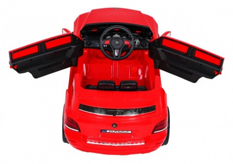 Autko City Rider dla dzieci Czerwony + Pilot + Regulacja kierownicy + Wolny Start + MP3 USB + LED Autko City Rider dla dzieci Czerwony + Pilot + Regulacja kierownicy + Wolny Start + MP3 USB + LED