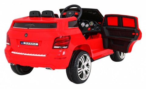 Autko City Rider dla dzieci Czerwony + Pilot + Regulacja kierownicy + Wolny Start + MP3 USB + LED Autko City Rider dla dzieci Czerwony + Pilot + Regulacja kierownicy + Wolny Start + MP3 USB + LED