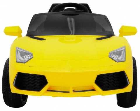 Autko Future na akumulator dla dzieci Żółty + Pilot + Wolny Start + MP3 USB + LED Autko Future na akumulator dla dzieci Żółty + Pilot + Wolny Start + MP3 USB + LED