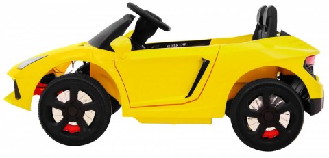 Autko Future na akumulator dla dzieci Żółty + Pilot + Wolny Start + MP3 USB + LED Autko Future na akumulator dla dzieci Żółty + Pilot + Wolny Start + MP3 USB + LED