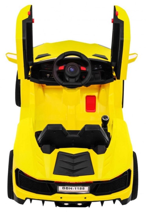 Autko Future na akumulator dla dzieci Żółty + Pilot + Wolny Start + MP3 USB + LED Autko Future na akumulator dla dzieci Żółty + Pilot + Wolny Start + MP3 USB + LED