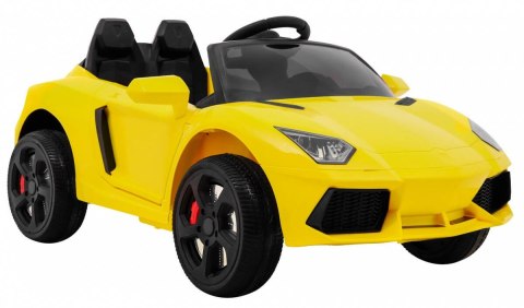 Autko Future na akumulator dla dzieci Żółty + Pilot + Wolny Start + MP3 USB + LED Autko Future na akumulator dla dzieci Żółty + Pilot + Wolny Start + MP3 USB + LED