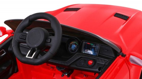 Autko GT Sport na akumulator dla dzieci Czerwony + Pilot + Wolny Start + Bagażnik + MP3 LED Autko GT Sport na akumulator dla dzieci Czerwony + Pilot + Wolny Start + Bagażnik + MP3 LED