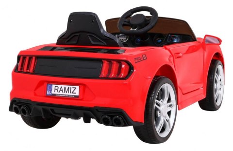 Autko GT Sport na akumulator dla dzieci Czerwony + Pilot + Wolny Start + Bagażnik + MP3 LED Autko GT Sport na akumulator dla dzieci Czerwony + Pilot + Wolny Start + Bagażnik + MP3 LED