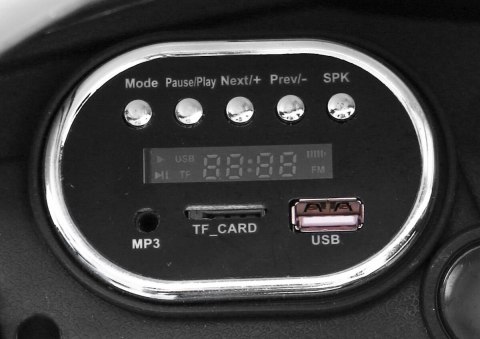Autko Start Run na akumulator Czarny + Pilot + Funkcje bezpieczeństwa + MP3 LED Autko Start Run na akumulator Czarny + Pilot + Funkcje bezpieczeństwa + MP3 LED