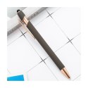 Długopis metalowy touch pen soft touch szary DL05 Długopis metalowy touch pen soft touch szary DL05