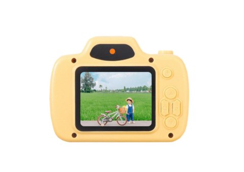 Aparat Dla Dzieci Zdjęcia Nagrywanie Gry Karta Pamięci 64GB Żółty Aparat Dla Dzieci Zdjęcia Nagrywanie Gry Karta Pamięci 64GB Żółty