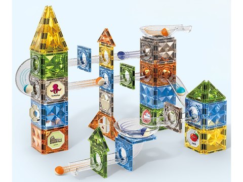 Klocki Magnetyczne Konstrukcyjne TOR KULKOWY 128 El. Kulodrom Klocki Magnetyczne Konstrukcyjne TOR KULKOWY 128 El. Kulodrom