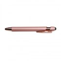 Długopis metalowy, tusz czarny, touch pen soft touch pudrowy róż DL04 Długopis metalowy, tusz czarny, touch pen soft touch pudrowy róż DL04