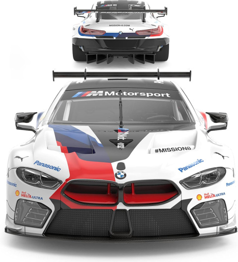 Samochód zdalnie sterolwany BMW M8 GTE 1:18 Rastar RC KLOCKI Samochód zdalnie sterolwany BMW M8 GTE 1:18 Rastar RC KLOCKI