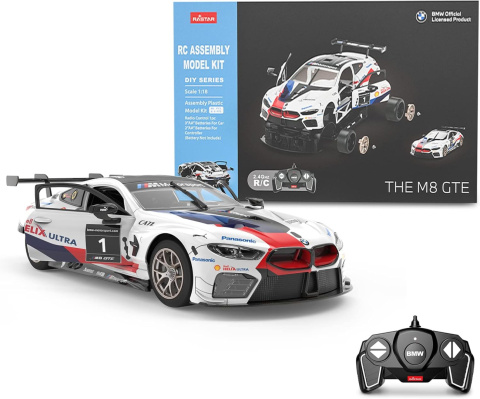Samochód zdalnie sterolwany BMW M8 GTE 1:18 Rastar RC KLOCKI Samochód zdalnie sterolwany BMW M8 GTE 1:18 Rastar RC KLOCKI