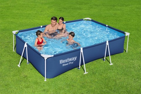 Basen Stelażowy Steel Pro 300x201x66 Prostokątny BESTWAY Basen Stelażowy Steel Pro 300x201x66 Prostokątny BESTWAY