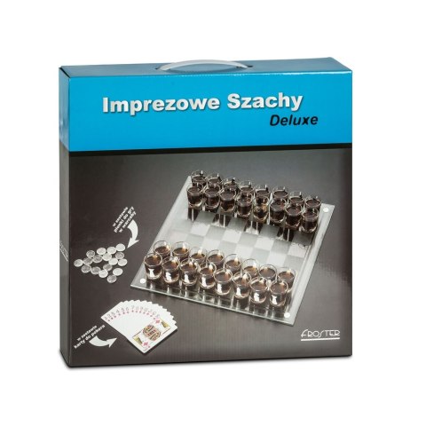 Imprezowe Pijackie Szachy DELUXE Szklane Kieliszki Imprezowe Pijackie Szachy DELUXE Szklane Kieliszki