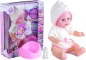 Lalka Bobas SZLAFROCZEK Butelka Nocnik Pampers Gra