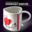 MAGICZNY kubek KOCHAM CIĘ serce prezent żony męża